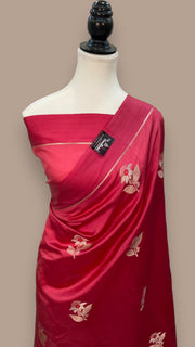 Pure Mango Silk Banarasi Handloom Saree - The Handlooms