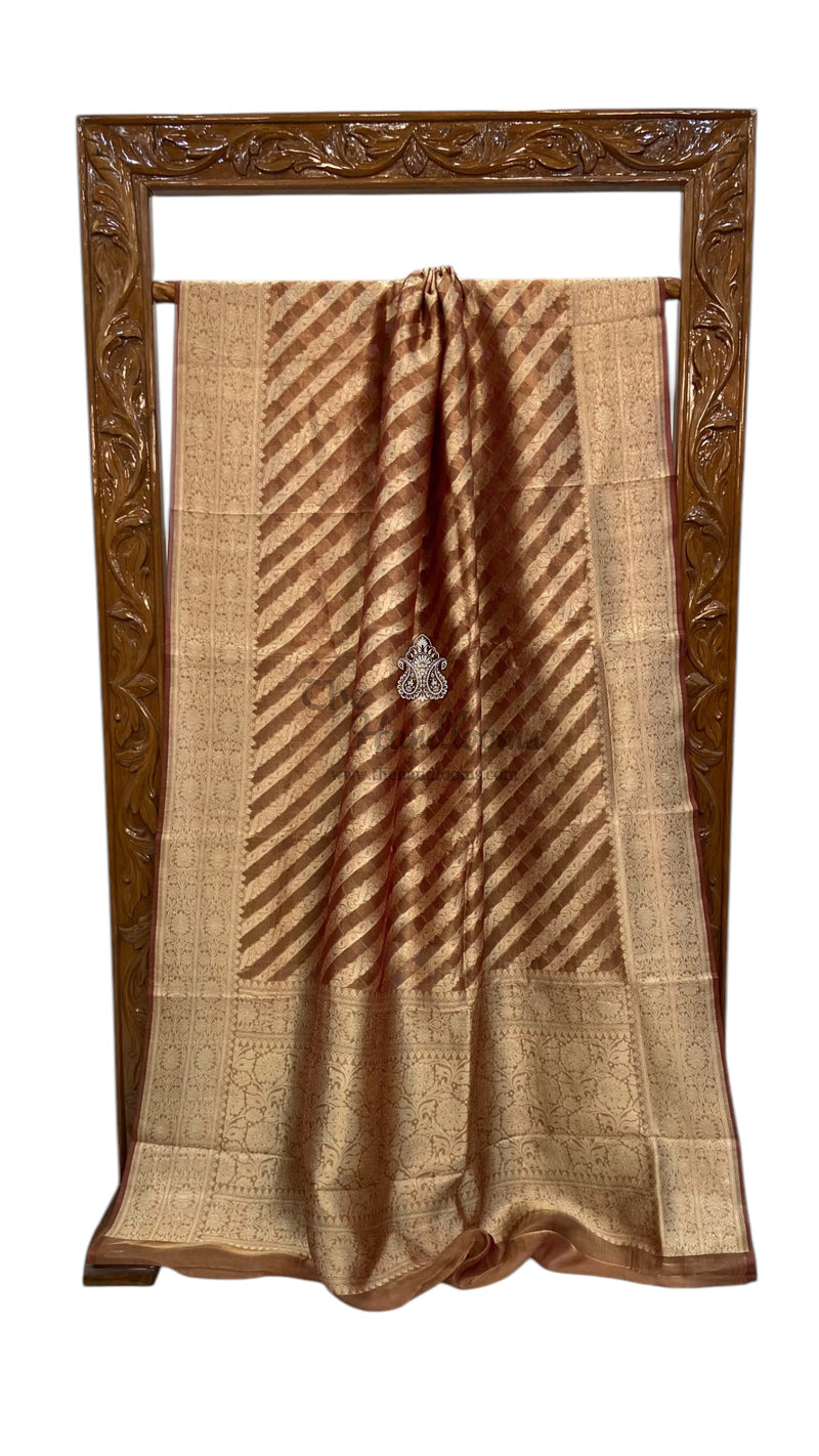 Pure Kora Tissue Handloom Banarasi Saree - The Handlooms
