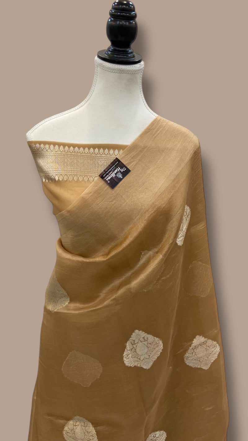 Pure Kora Handloom Banarasi Saree - The Handlooms