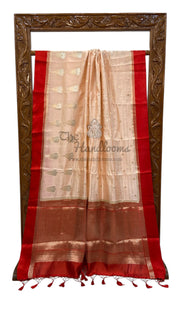 Pure Mango Silk Banarasi Handloom Saree - The Handlooms