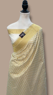 Italian Moonga Silk Handloom Banarasi Saree - The Handlooms