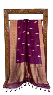 Pure Kora Handloom Banarasi Saree - Sona Roopa Kadua motifs - The Handlooms