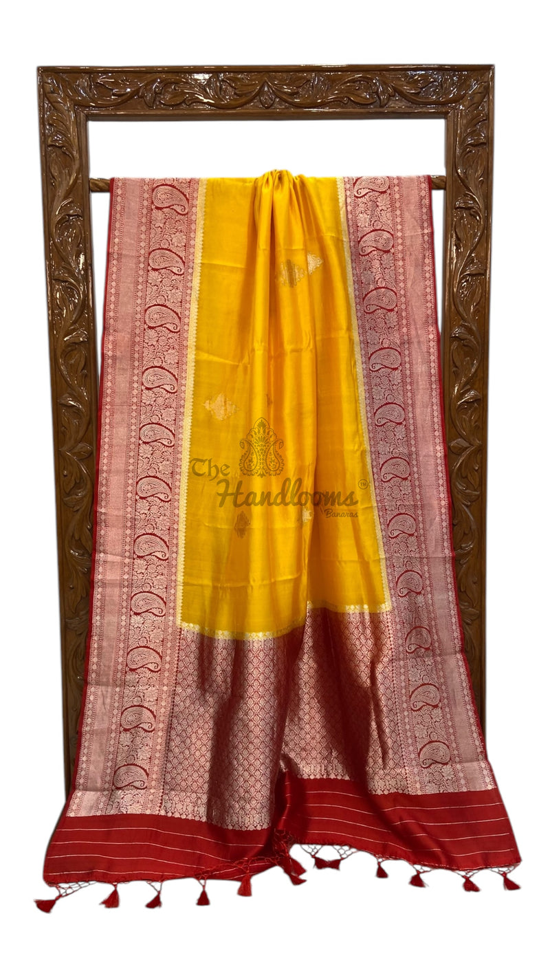 Pure Katan Silk Banarasi Handloom Saree - The Handlooms