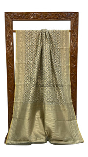 Pure Cotton Tissue Banarasi Handloom Saree - The Handlooms