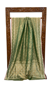 Pure Tissue Reshmi zari Handloom Banarasi Saree - The Handlooms