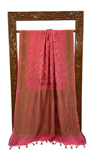 Pure Khaddi Georgette Handloom Banarasi Saree - The Handlooms