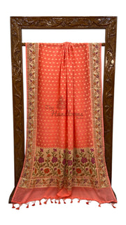 Pure Chiffon Khaddi Banarasi Saree - The Handlooms