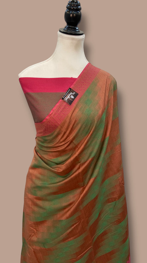 Pure Chiniya Silk Handloom Banarasi Saree - The Handlooms
