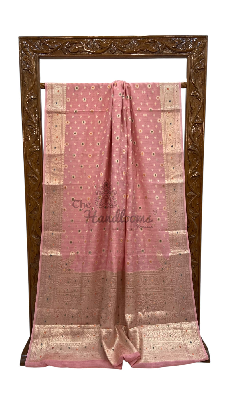 Moonga Silk Handloom Banarasi Saree - The Handlooms