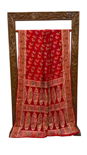 Pure Chiffon Khaddi Banarasi Saree - The Handlooms