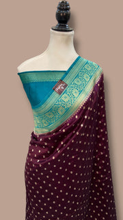 Pure Chiniya Khaddi Handloom Banarasi Saree - The Handlooms