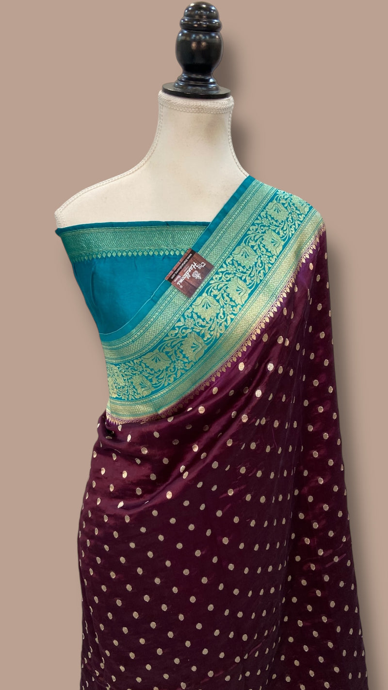 Pure Chiniya Khaddi Handloom Banarasi Saree - The Handlooms