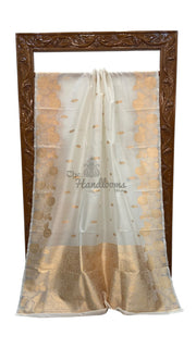 Pure Kora Handloom Banarasi Saree - The Handlooms