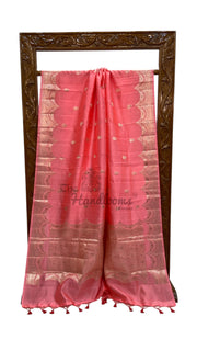 Pure Mango Silk Banarasi Handloom Saree - The Handlooms