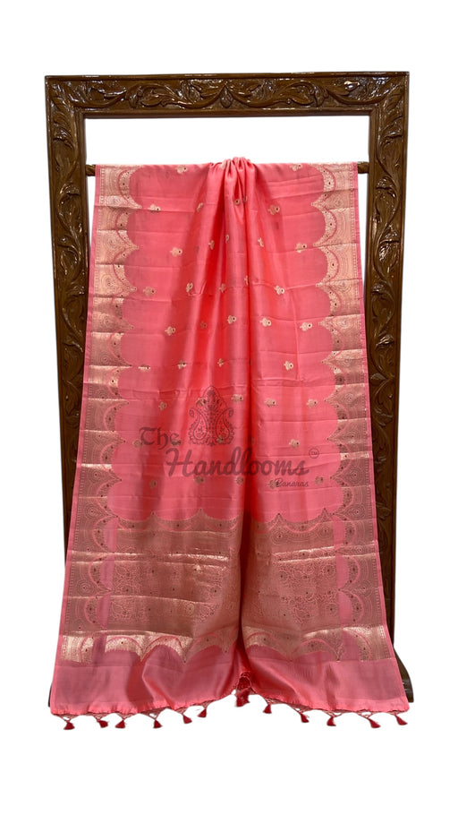 Pure Mango Silk Banarasi Handloom Saree - The Handlooms