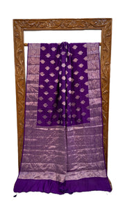 Pure Chiniya Silk Handloom Banarasi Saree - The Handlooms
