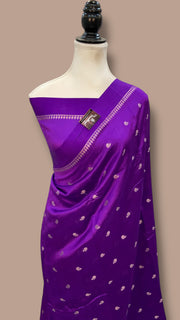 Pure Mango Silk Banarasi Handloom Saree - The Handlooms