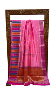Pure Mango Silk Banarasi Handloom Saree - The Handlooms