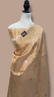 Pure Kora Tissue Handloom Banarasi Saree - The Handlooms
