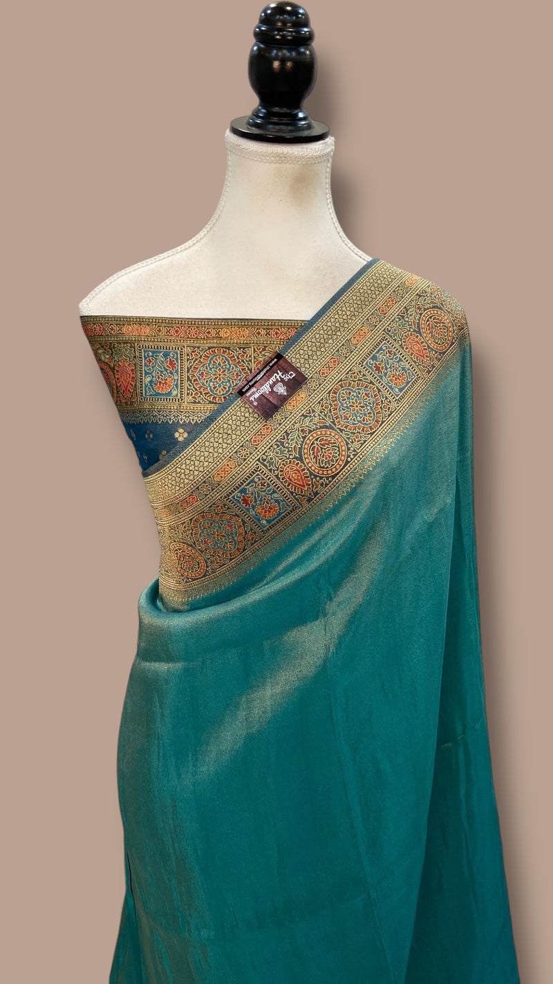 Tissue Silk Handloom Banarasi Saree - The Handlooms