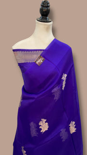 Pure Kora Handloom Banarasi Saree - The Handlooms
