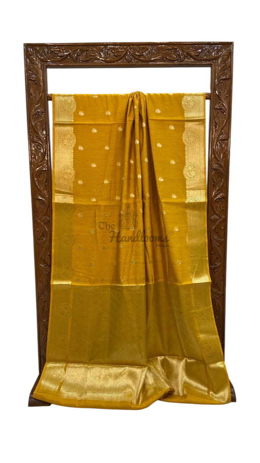 Pure Chiniya Silk Handloom Banarasi Saree - The Handlooms