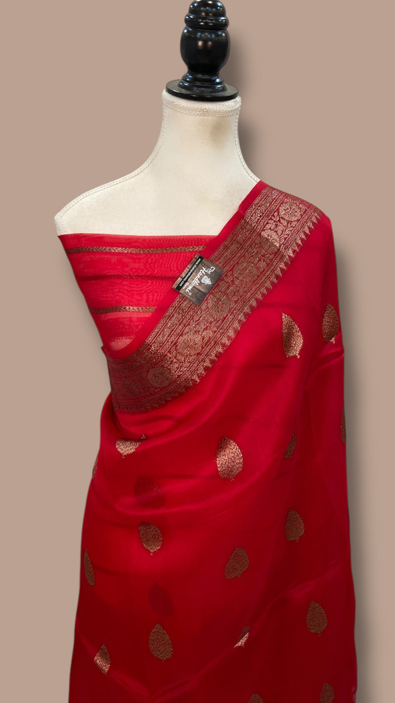 Pure Kora Handloom Banarasi Saree - The Handlooms