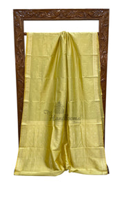 Pure Katan Silk Reshmi Zari Banarasi Handloom Saree - The Handlooms