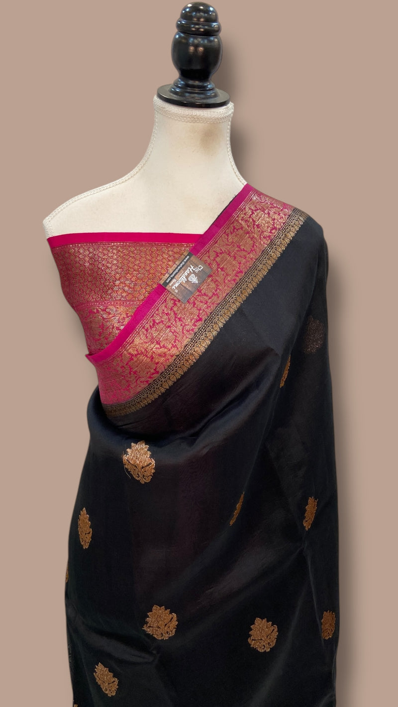 Pure Kora Handloom Banarasi Saree