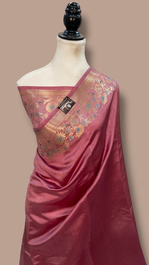 Pure Mango Silk Banarasi Handloom Saree - The Handlooms