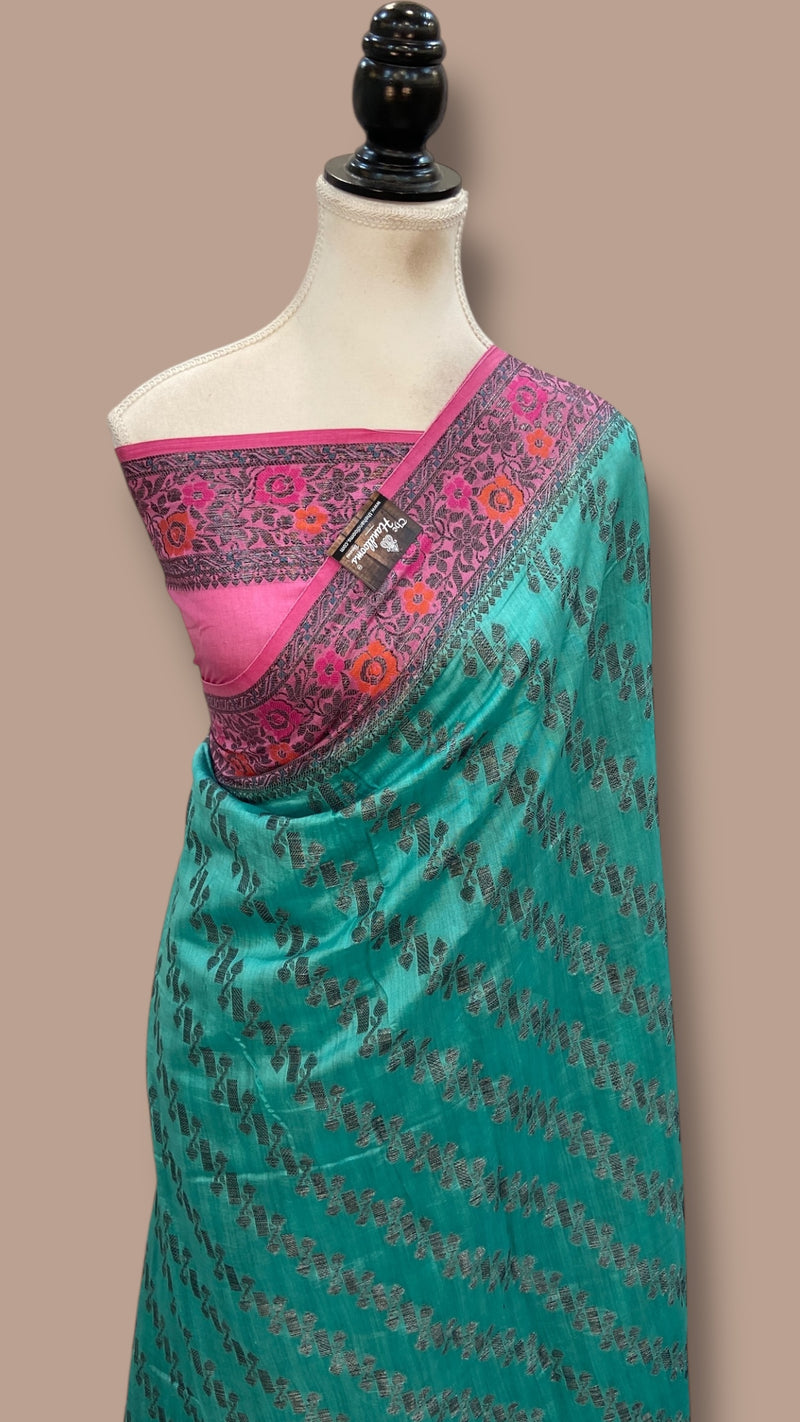 Pure Chiniya Silk Handloom Banarasi Saree - The Handlooms