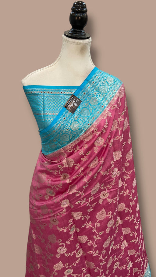 Pure Chiniya Silk Handloom Banarasi Saree - The Handlooms