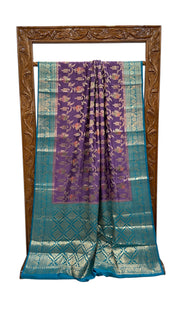 Pure Chiniya Silk Handloom Banarasi Saree - The Handlooms