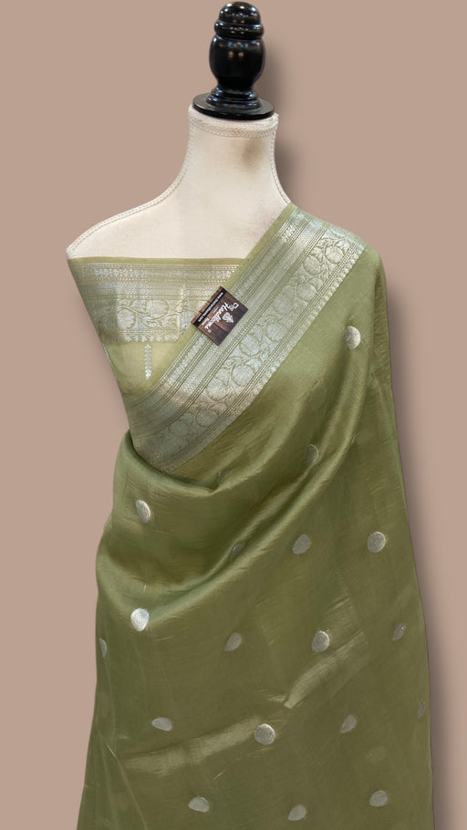 Pure Kora Handloom Banarasi Saree - The Handlooms