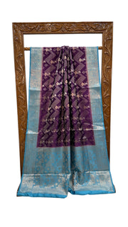 Pure Mango Silk Banarasi Handloom Saree - The Handlooms