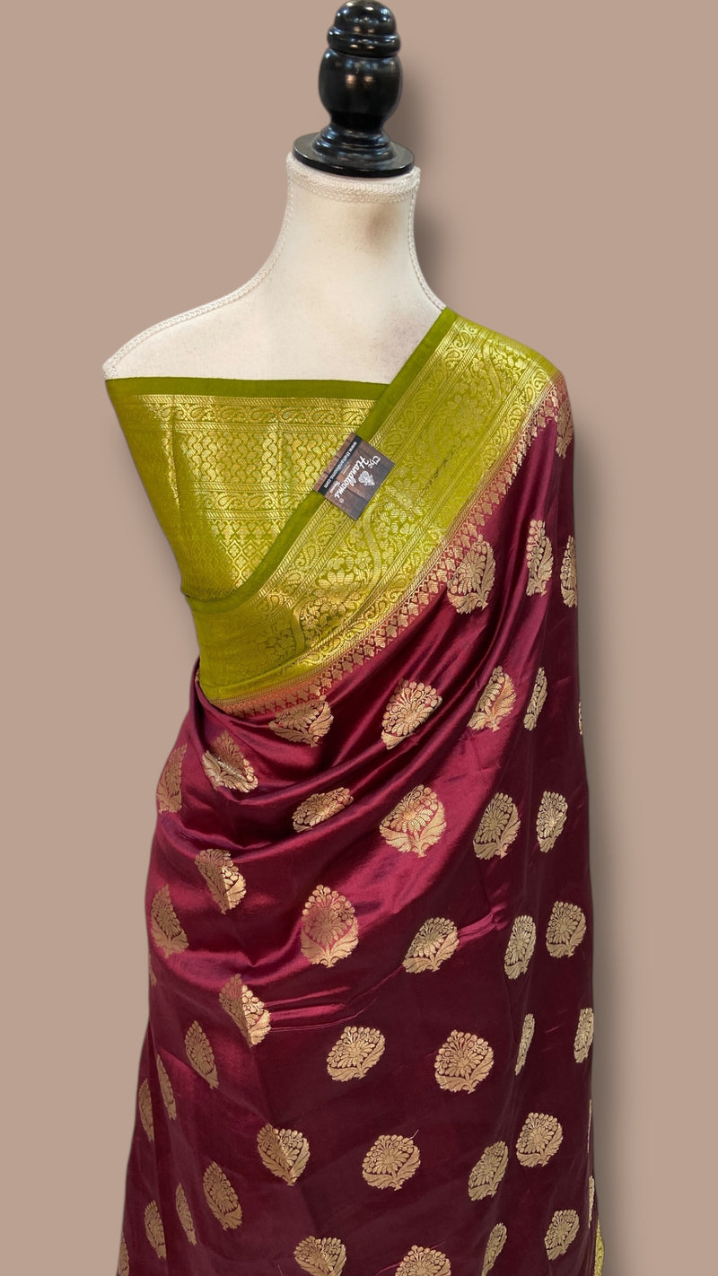 Pure Dupion Silk Banarasi Saree