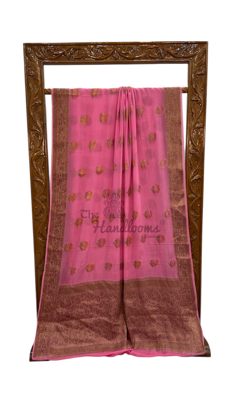 Pure Chiffon Khaddi Banarasi Saree