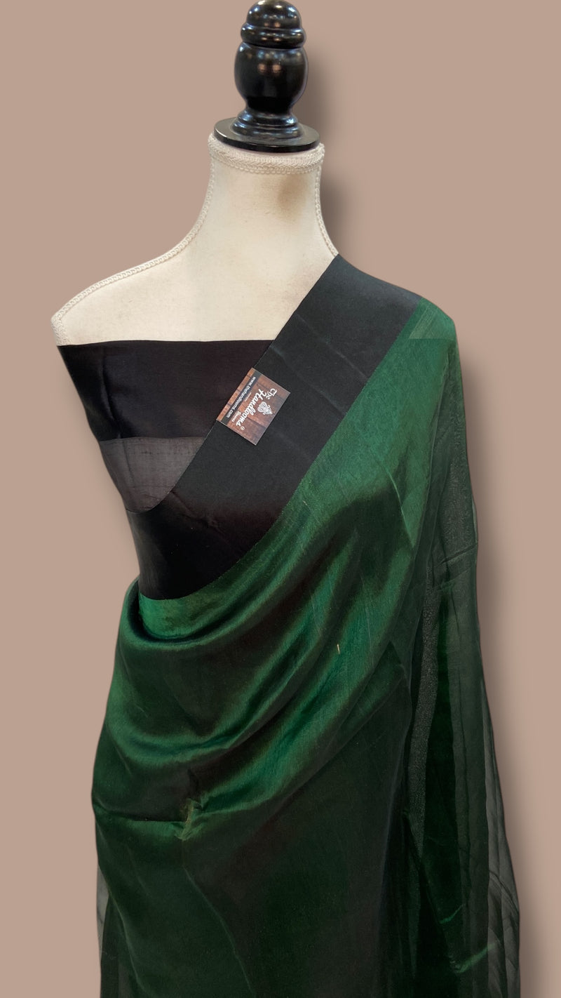 Pure Kora Tissue Handloom Banarasi Saree