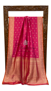 Pure Katan Silk Banarasi Handloom Saree - Tanchui Brocade - The Handlooms