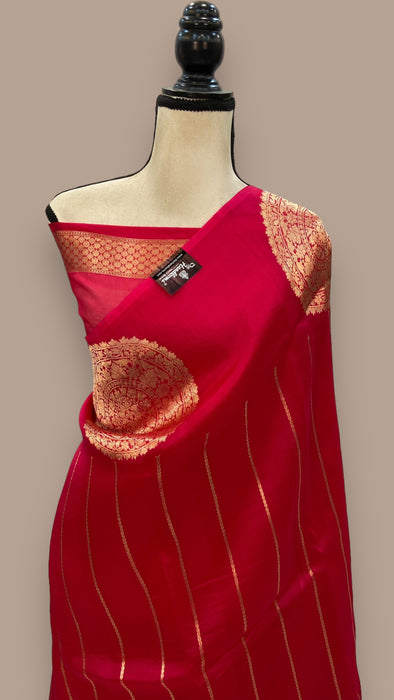 Pure Kora Handloom Banarasi Saree