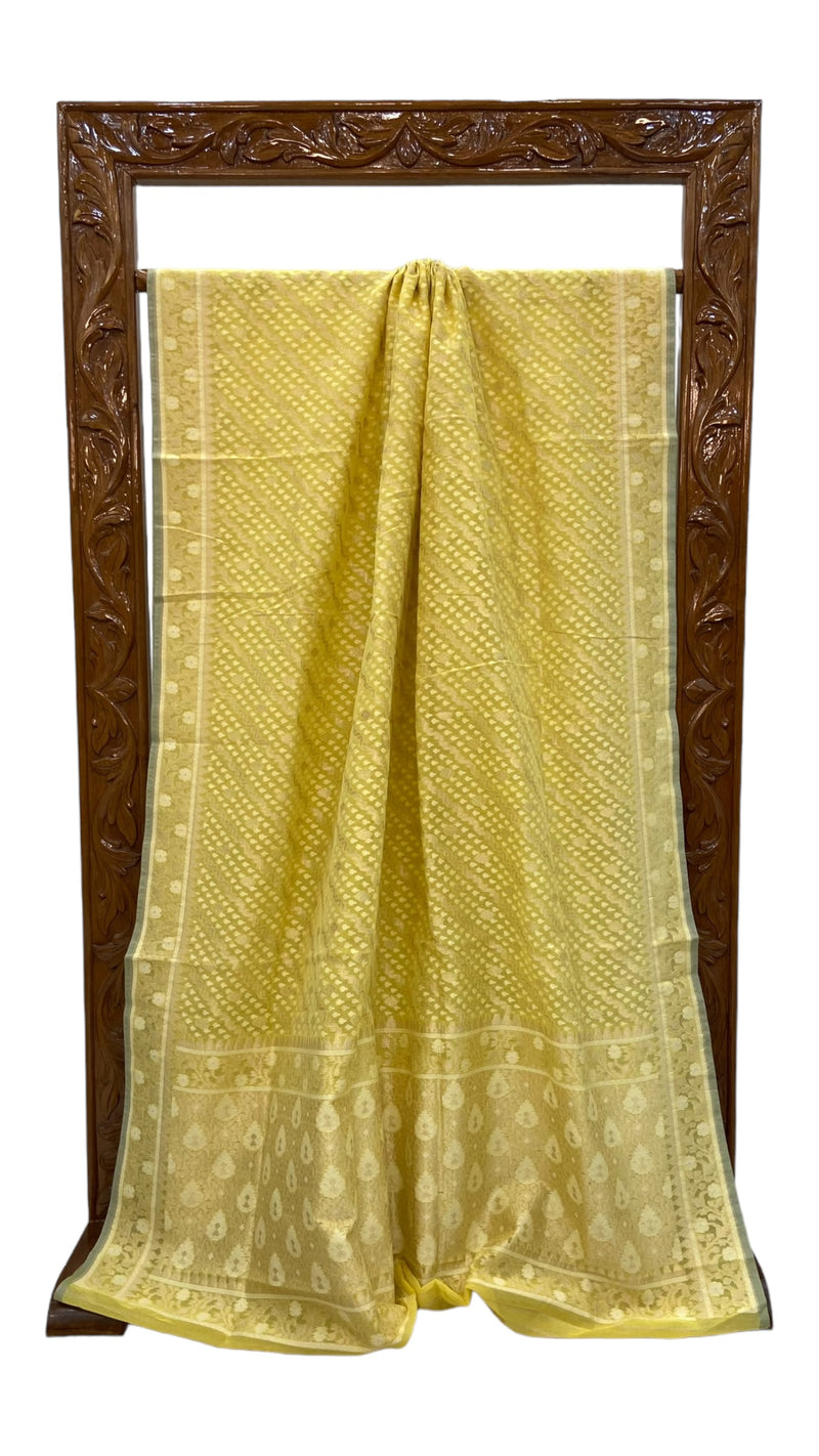 Pure Cotton Banarasi Handloom Saree - The Handlooms