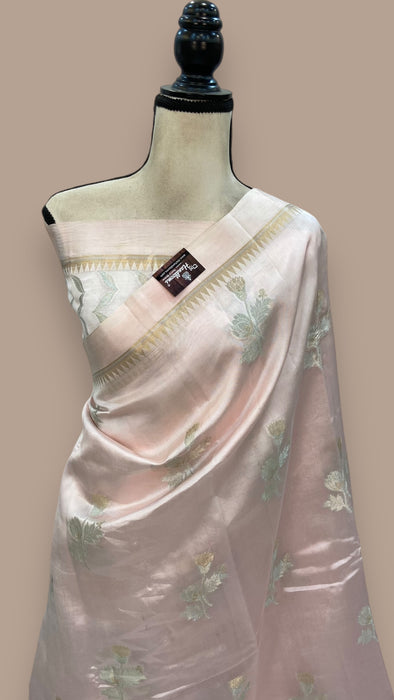 Pure Mango Silk Banarasi Handloom Saree