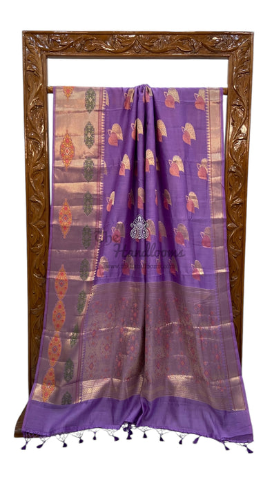 Pure Chanderi Handloom Banarasi Saree