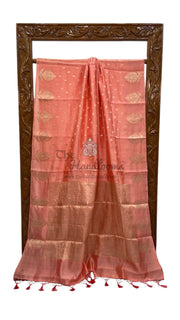 Pure Mango Silk Banarasi Handloom Saree - The Handlooms