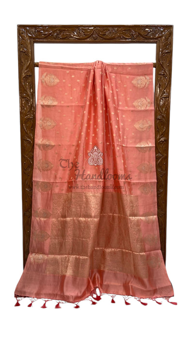 Pure Mango Silk Banarasi Handloom Saree