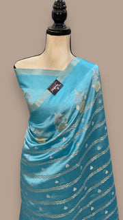 Pure Mango Silk Banarasi Handloom Saree - The Handlooms
