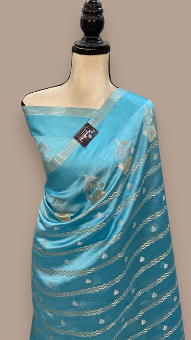 Pure Mango Silk Banarasi Handloom Saree