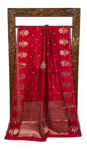 Pure Mango Silk Banarasi Handloom Saree - The Handlooms