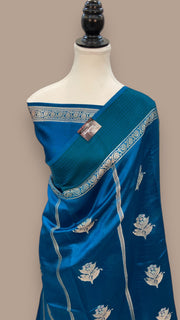 Pure Mango Silk Banarasi Handloom Saree - The Handlooms