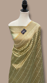 Pure Tissue Reshmi zari Banarasi Saree - The Handlooms
